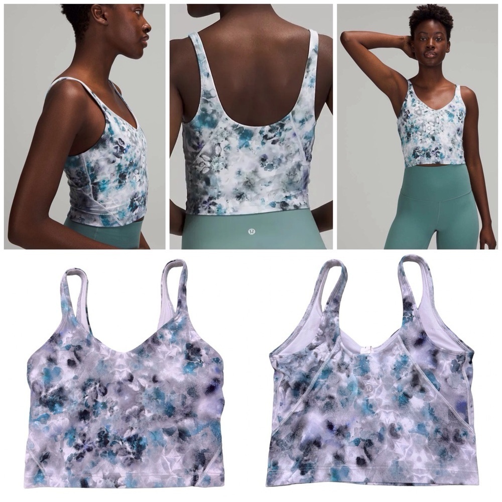 Lululemon Align Tank Kaleidofloral Multi Size 2 Nulu